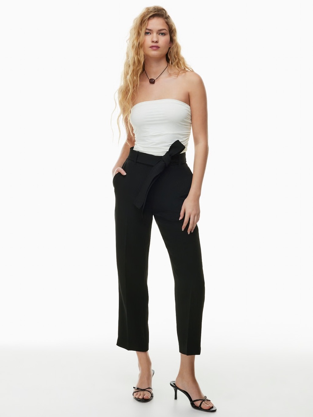Aritzia Wilfred Tie Front Pant